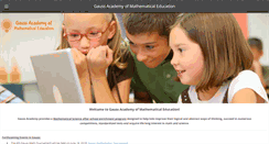 Desktop Screenshot of gaussmath.org